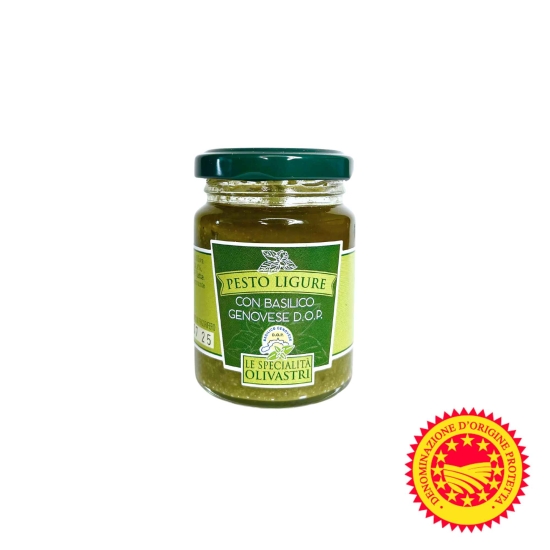 Certyfikowane zielone pesto z Ligurii - Pesto Con Basilico GENOVESE DOP